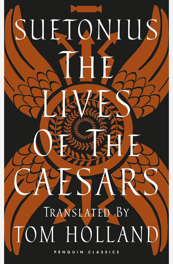Book cover of The Lives of the Caesars by Suetonius at Wild and the Sage, Galle, Sri Lanka