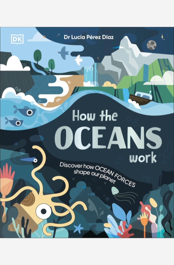 Book cover of How the Oceans Work by Lucia Dr Perez Diaz at Wild and the Sage, Galle, Sri Lanka