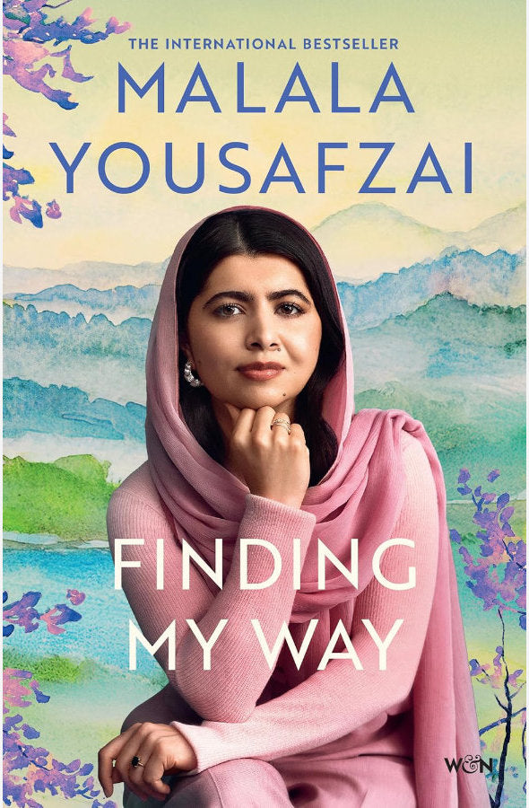 Book cover of Finding My Way by Malala Yousafzai at Wild and the Sage, Galle, Sri Lanka