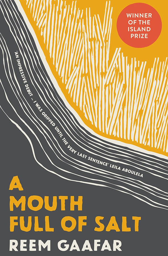 Book cover of A Mouth Full of Salt by Reem Gaafar at Wild and the Sage, Galle, Sri Lanka