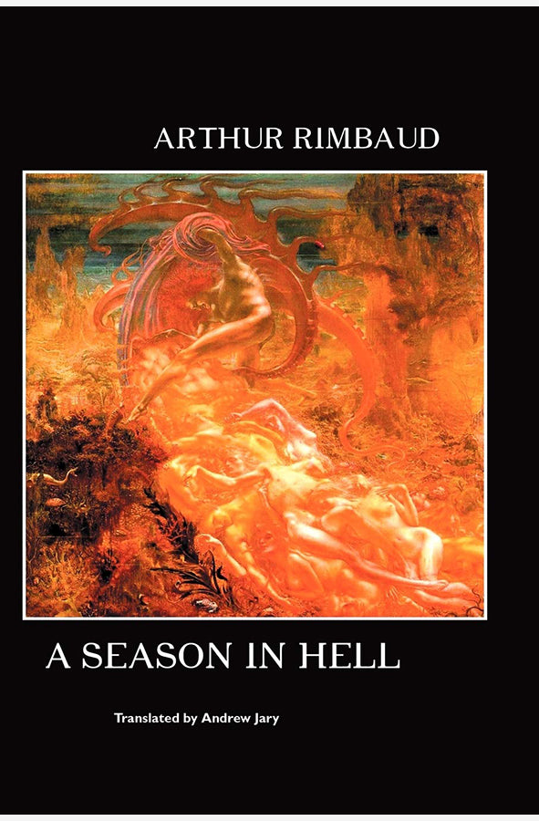 Book cover of A Season in Hell by Arthur Rimbaud at Wild and the Sage, Galle, Sri Lanka