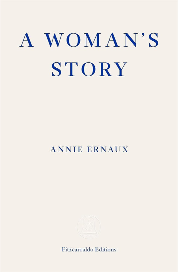 Book cover of A Woman's Story by Annie Ernaux at Wild and the Sage, Galle, Sri Lanka
