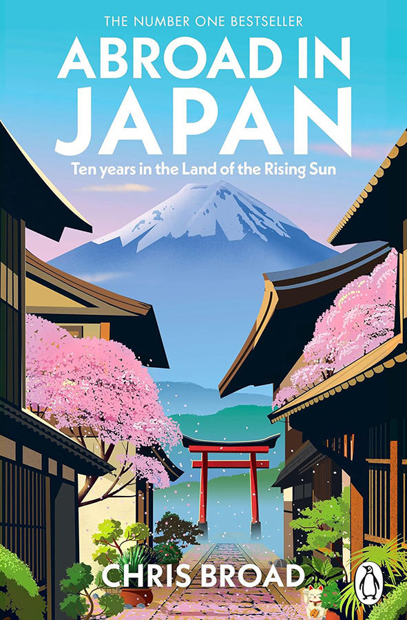 Book cover of Abroad in Japan by Chris Broad at Wild and the Sage, Galle, Sri Lanka