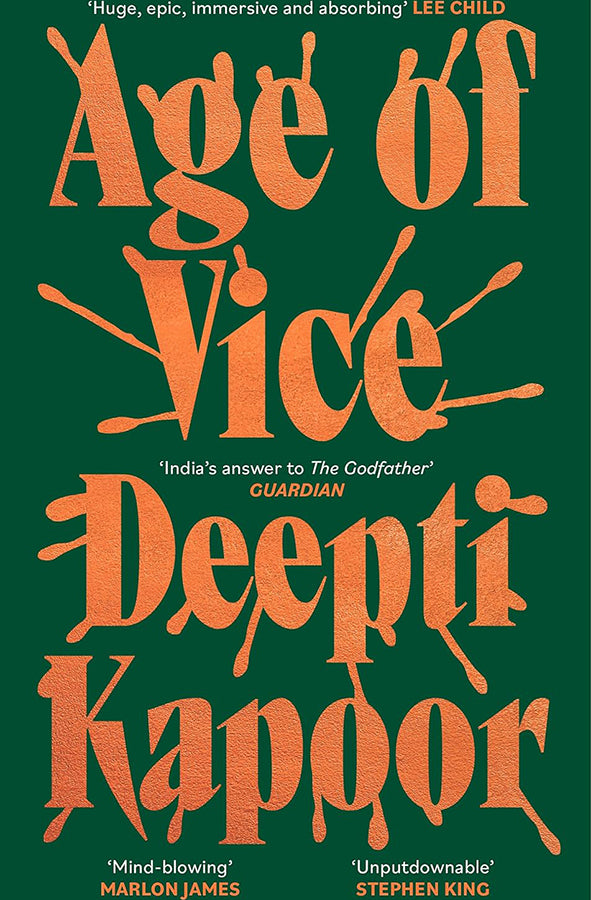 Book cover of Age of Vice by Deepti Kapoor at Wild and the Sage, Galle, Sri Lanka