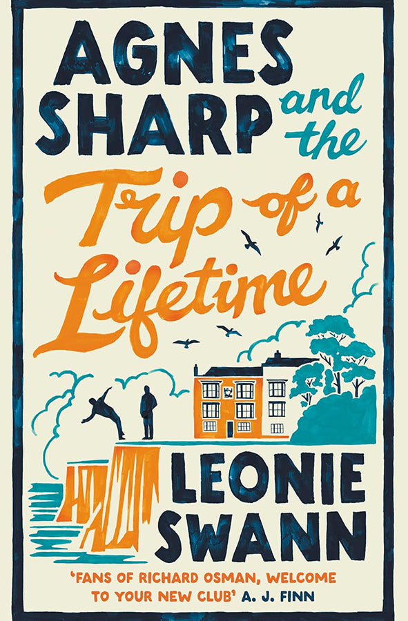Book cover of Agnes Sharp and the Trip of a Lifetime by Leonie Swann at Wild and the Sage, Galle, Sri Lanka