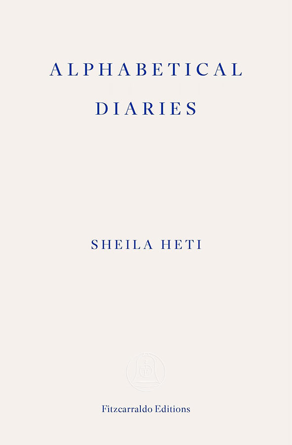 Book cover of Alphabetical Diaries by Sheila Heti at Wild and the Sage, Galle, Sri Lanka