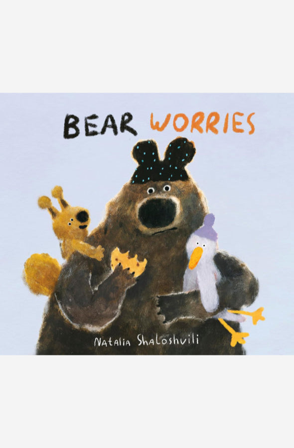 Book cover of Bear Worries by Natalia Shaloshvili at Wild and the Sage, Galle, Sri Lanka