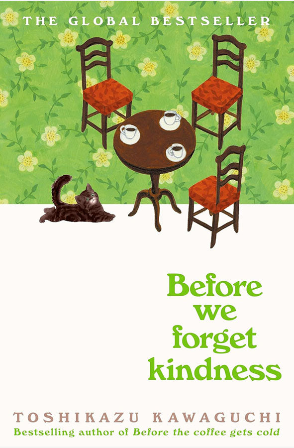 Book cover of Before We Forget Kindness by Toshikazu Kawaguchi at Wild and the Sage, Galle, Sri Lanka