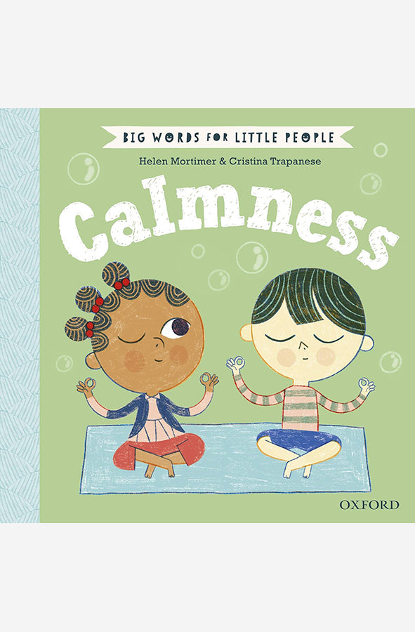 Book cover of Big Words for Little People Calmness by Helen Mortimer, Cristina Trapanese at Wild and the Sage, Galle, Sri Lanka