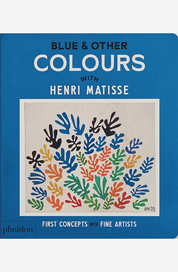 Book cover of Blue & Other Colours with Henri Matisse by Phaidon Editors at Wild and the Sage, Galle, Sri Lanka