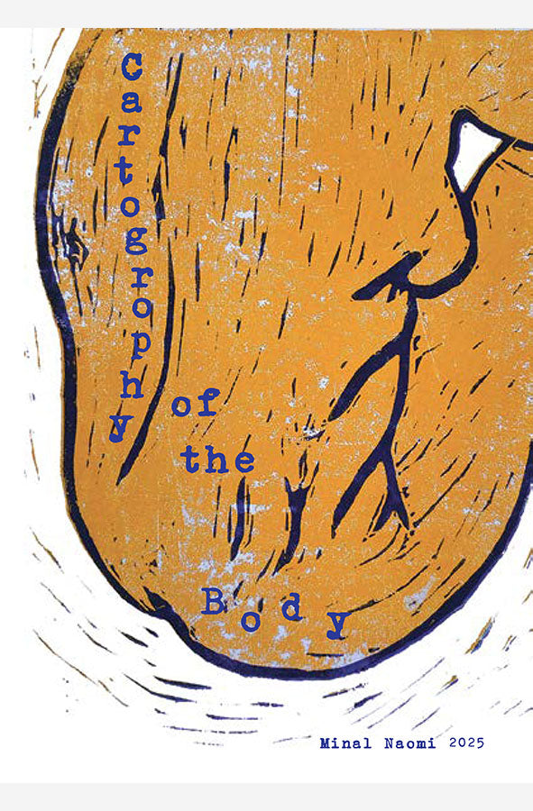 Book cover of Cartography of the Body Zine by Minal Naomi at Wild and the Sage, Galle, Sri Lanka