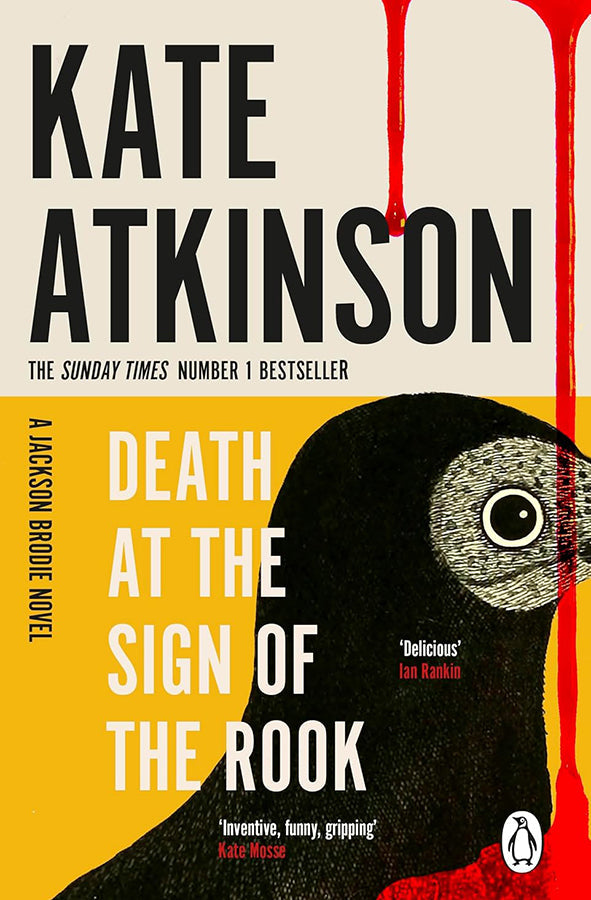 Book cover of Death at the Sign of the Rook by Kate Atkinson at Wild and the Sage, Galle, Sri Lanka