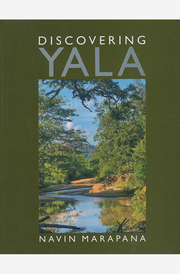 Book cover of Discovering Yala by Navin Marapana at Wild and the Sage, Galle, Sri Lanka