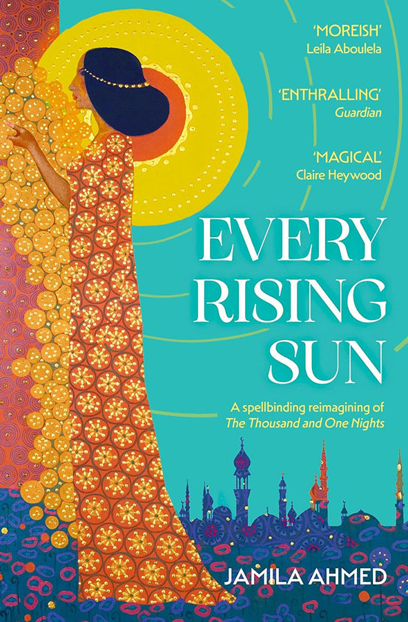 Book cover of Every Rising Sun by Jamila Ahmed at Wild and the Sage, Galle, Sri Lanka