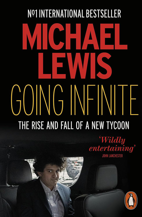 Book cover of Going Infinite by Michael Lewis at Wild and the Sage, Galle, Sri Lanka