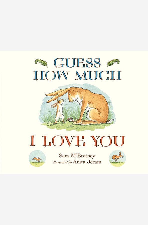 Book cover of Guess How Much I Love You Boardbook by Sam McBratney at Wild and the Sage, Galle, Sri Lanka