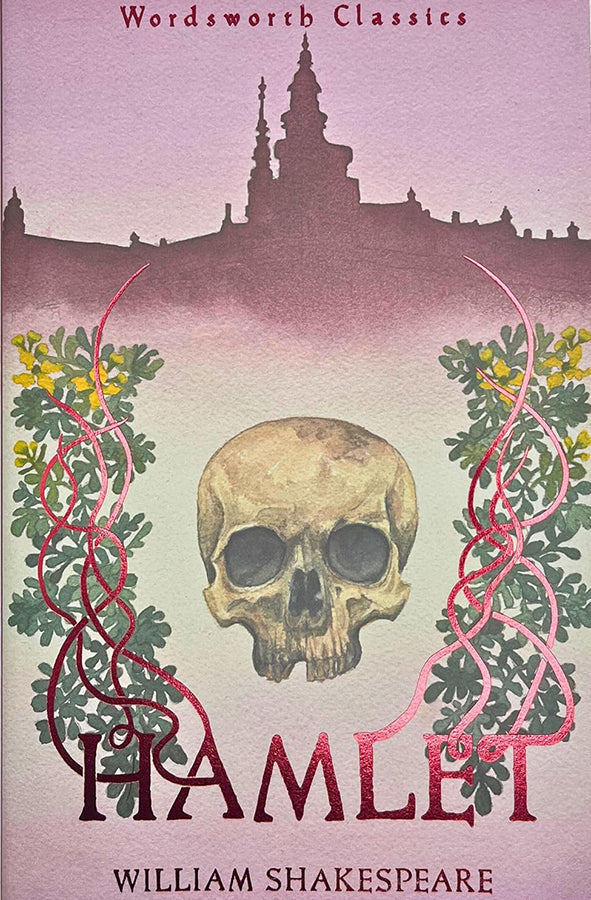 Book cover of Hamlet by William Shakespeare at Wild and the Sage, Galle, Sri Lanka