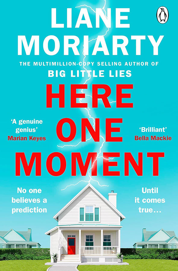 Book cover of Here One Moment by Liane Moriarty at Wild and the Sage, Galle, Sri Lanka