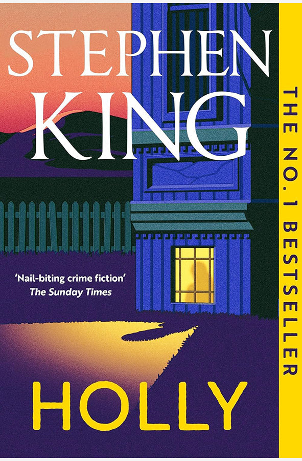 Book cover of Holly by Stephen King at Wild and the Sage, Galle, Sri Lanka