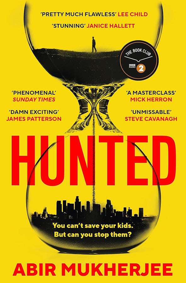 Book cover of Hunted by Abir Mukherjee at Wild and the Sage, Galle, Sri Lanka