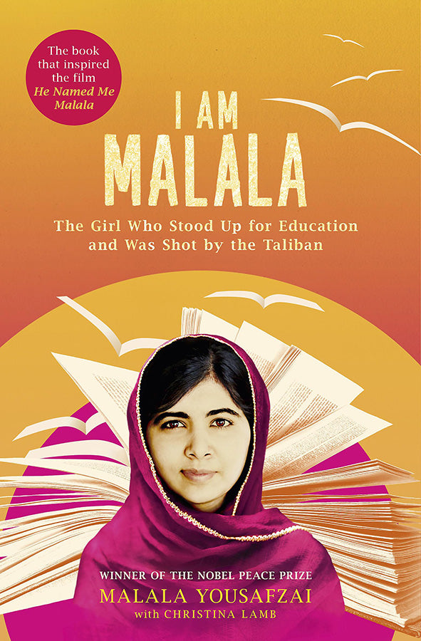 Book cover of I Am Malala by Malala Yousafza at Wild and the Sage, Galle, Sri Lanka