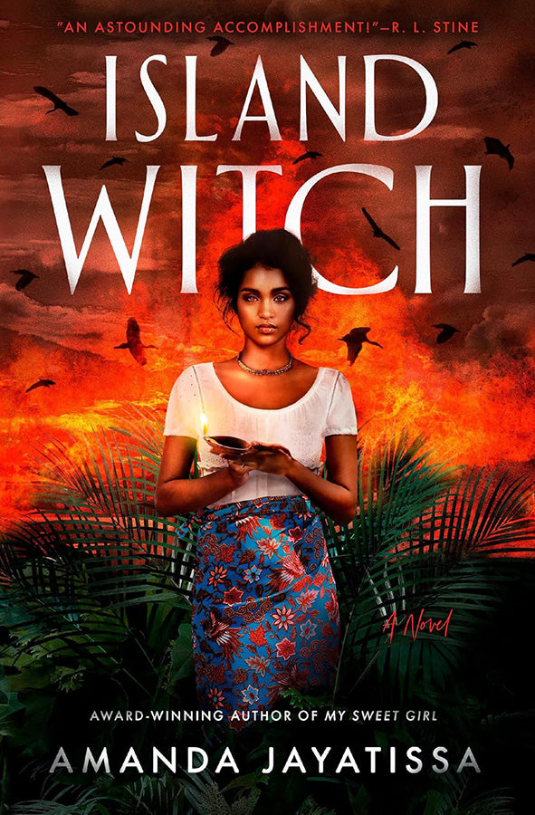 Book cover of Island Witch by Amanda Jayatissa at Wild and the Sage, Galle, Sri Lanka