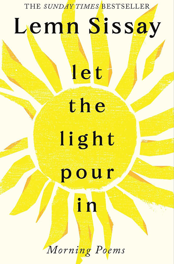 Book cover of Let the Light Pour In by Lemn Sissay at Wild and the Sage, Galle, Sri Lanka