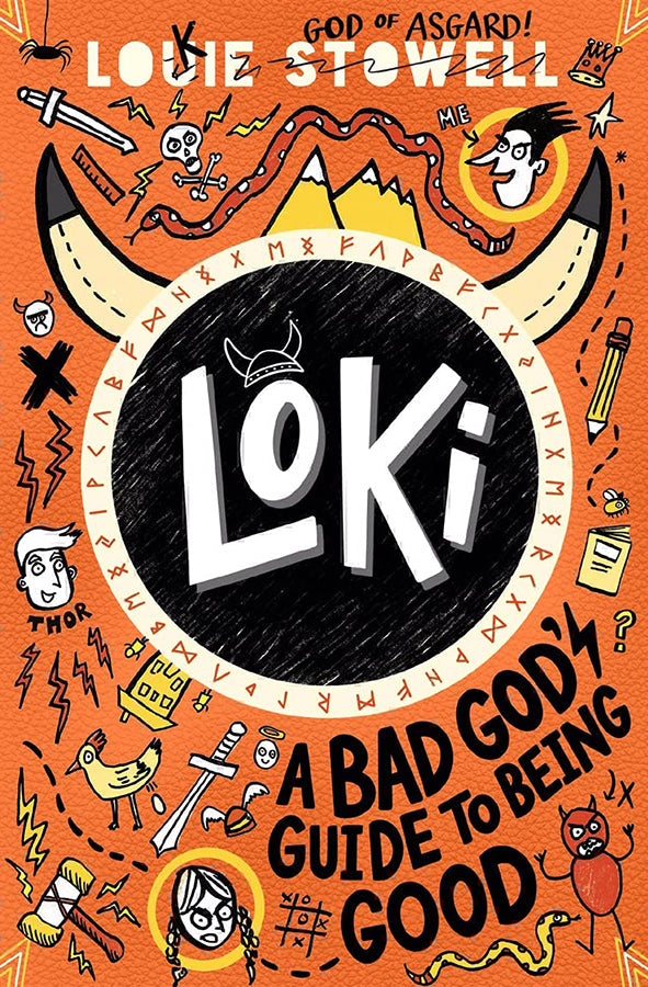 Book cover of Loki by Louie Stowell at Wild and the Sage, Galle, Sri Lanka