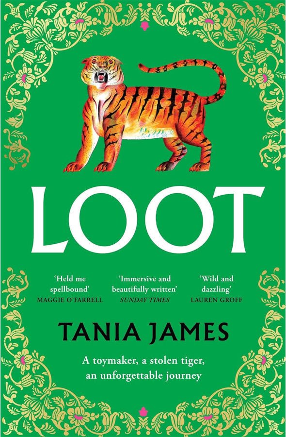 Book cover of Loot by Tania James at Wild and the Sage, Galle, Sri Lanka