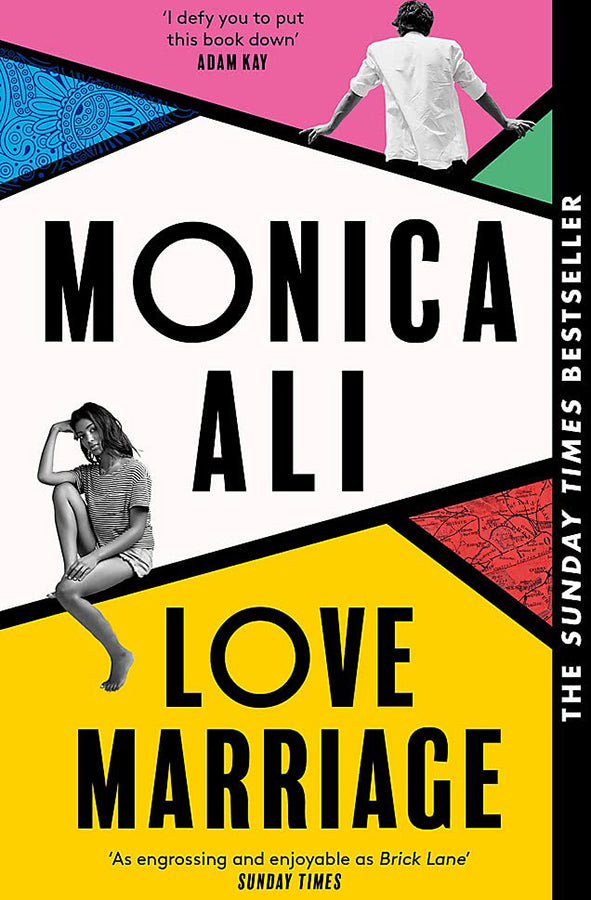 Book cover of Love Marriage by Monica Ali at Wild and the Sage, Galle, Sri Lanka