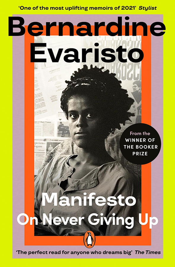 Book cover of Manifesto Paperback by Bernadine Evaristo at Wild and the Sage, Galle, Sri Lanka