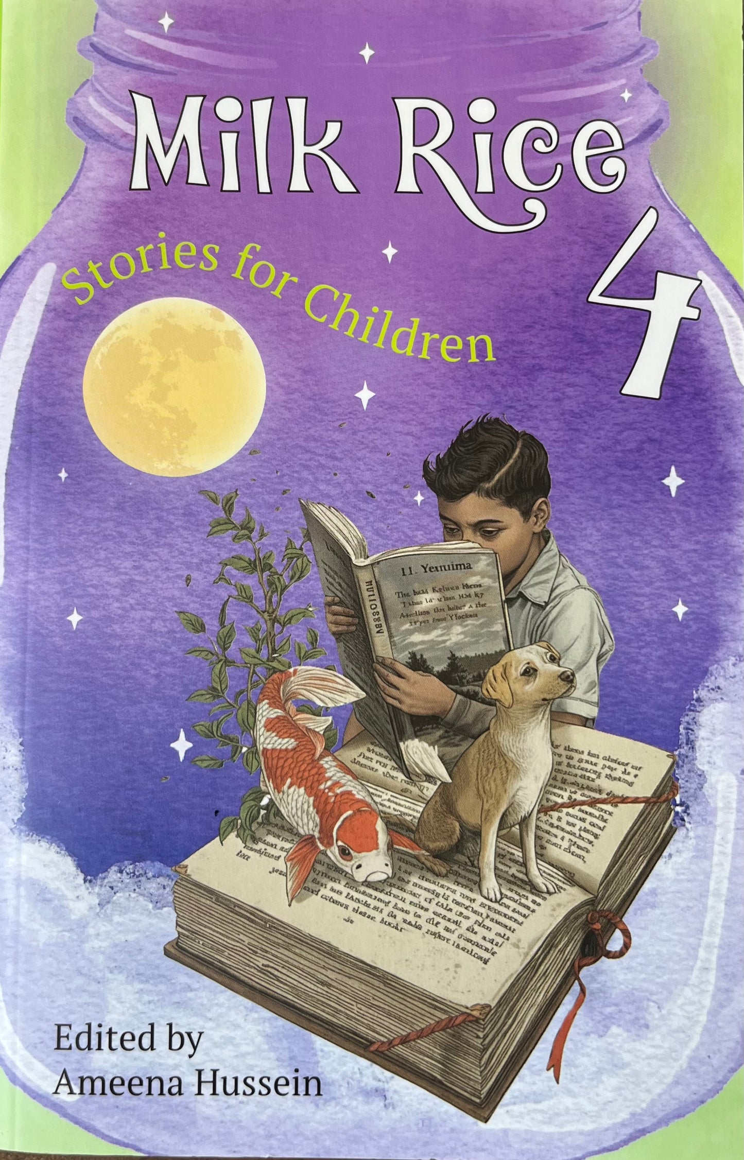 Book cover of Milk Rice 3 by Ameena Hussain at Wild and the Sage, Galle, Sri Lanka