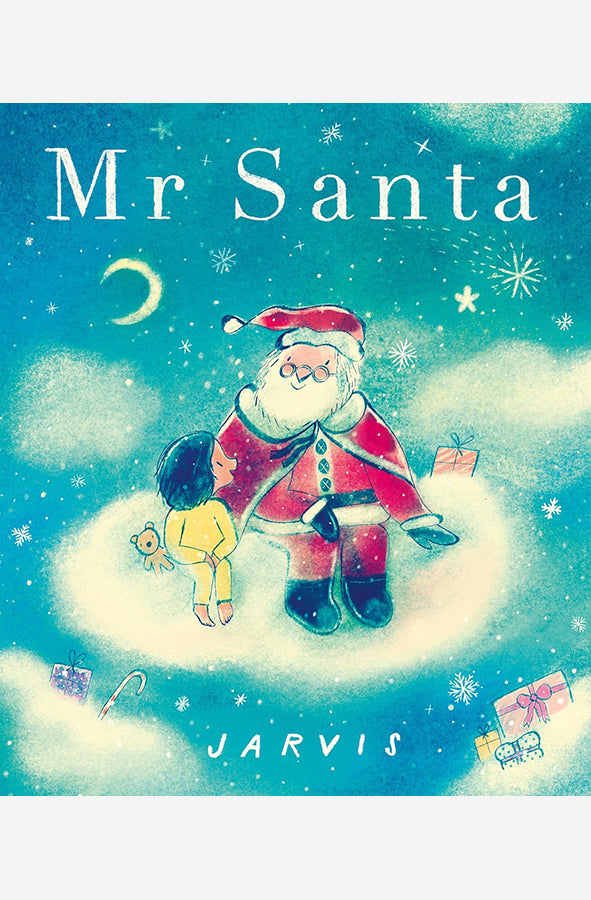 Book cover of Mr Santa by Jarvis at Wild and the Sage, Galle, Sri Lanka