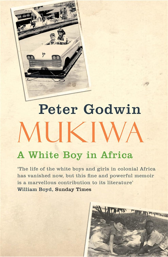Book cover of Mukiwa: A White Boy in Africa by Peter Godwin at Wild and the Sage, Galle, Sri Lanka