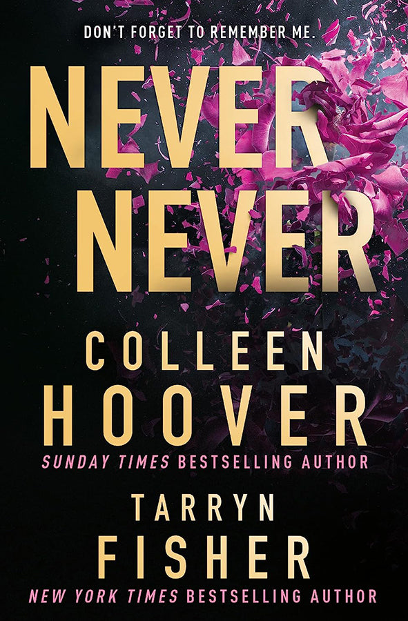 Book cover of Never Never by Colleen Hoover at Wild and the Sage, Galle, Sri Lanka