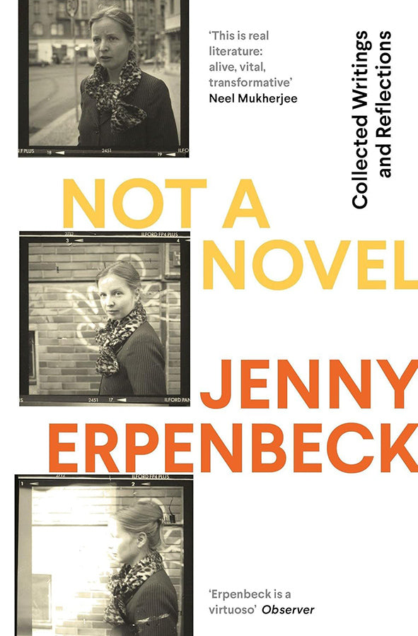 Book cover of Not a Novel by Jenny Erpenbeck at Wild and the Sage, Galle, Sri Lanka
