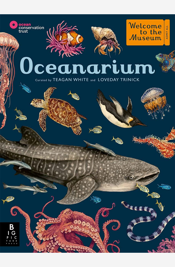 Book cover of Oceanarium by Loveday Trinick at Wild and the Sage, Galle, Sri Lanka