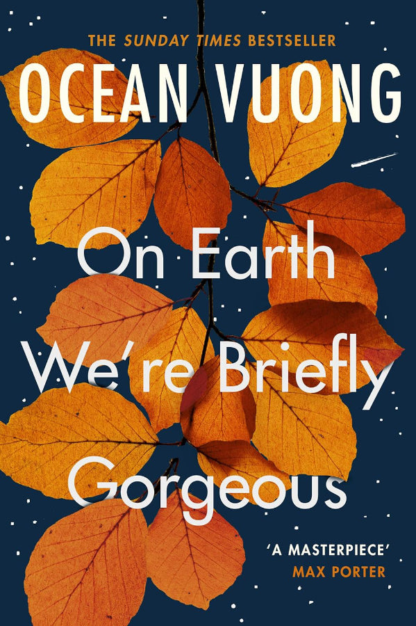 Book cover of On Earth We're Briefly Gorgeous by Ocean Vuong at Wild and the Sage, Galle, Sri Lanka