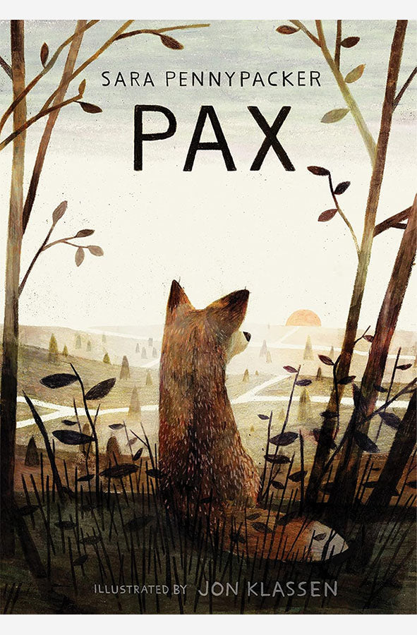 Book cover of Pax by Sara Pennypacker at Wild and the Sage, Galle, Sri Lanka