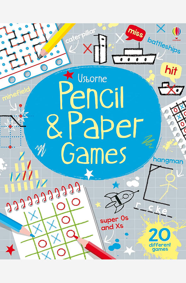Book cover of Pencil & Paper Games by Various at Wild and the Sage, Galle, Sri Lanka
