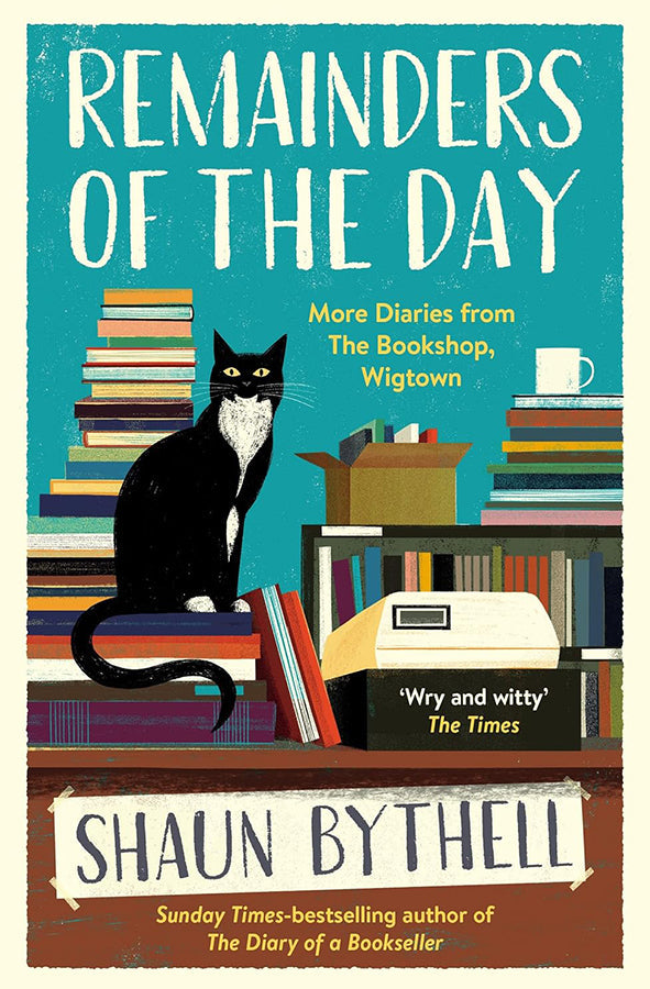 Book cover of Remainders of the Day: More Diaries from The Bookshop, Wigtown by Shaun Bythell at Wild and the Sage, Galle, Sri Lanka