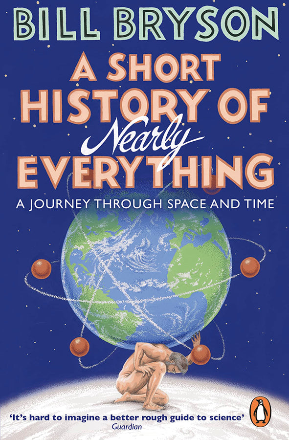 Book cover of Short History of Nearly Everything by Bill Bryson at Wild and the Sage, Galle, Sri Lanka