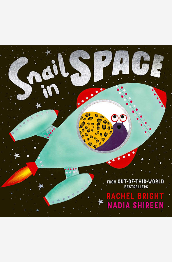 Book cover of Snail in Space by Rachel Bright at Wild and the Sage, Galle, Sri Lanka
