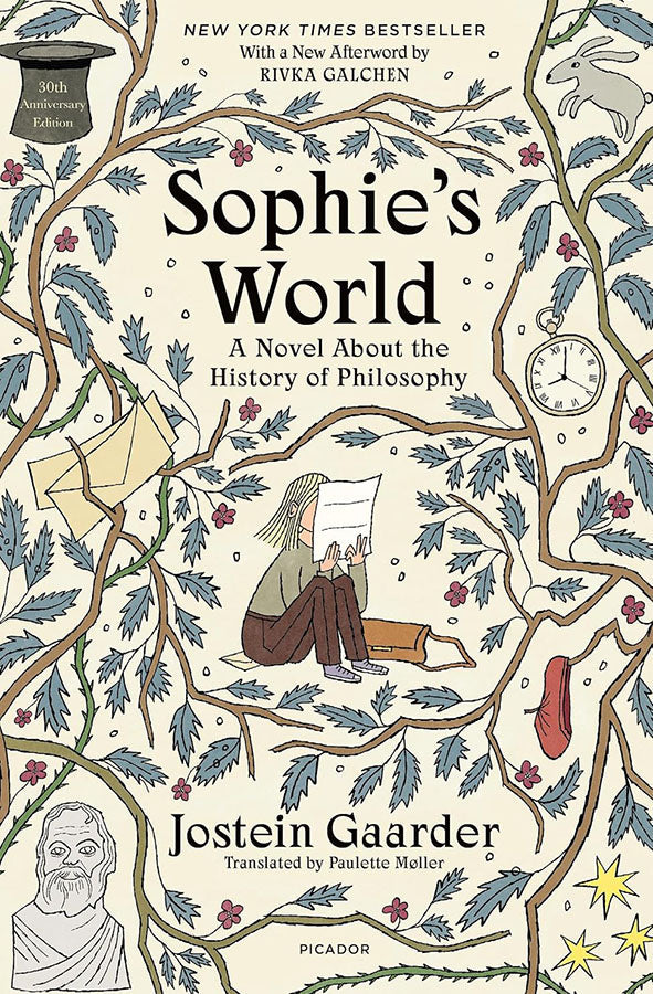 Book cover of Sophie's World : 20th Anniversary Edition by Jostein Gaarder at Wild and the Sage, Galle, Sri Lanka