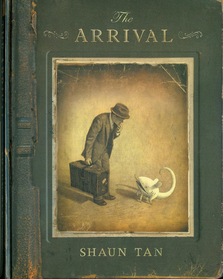 Book cover of The Arrival by Shaun Tan at Wild and the Sage, Galle, Sri Lanka