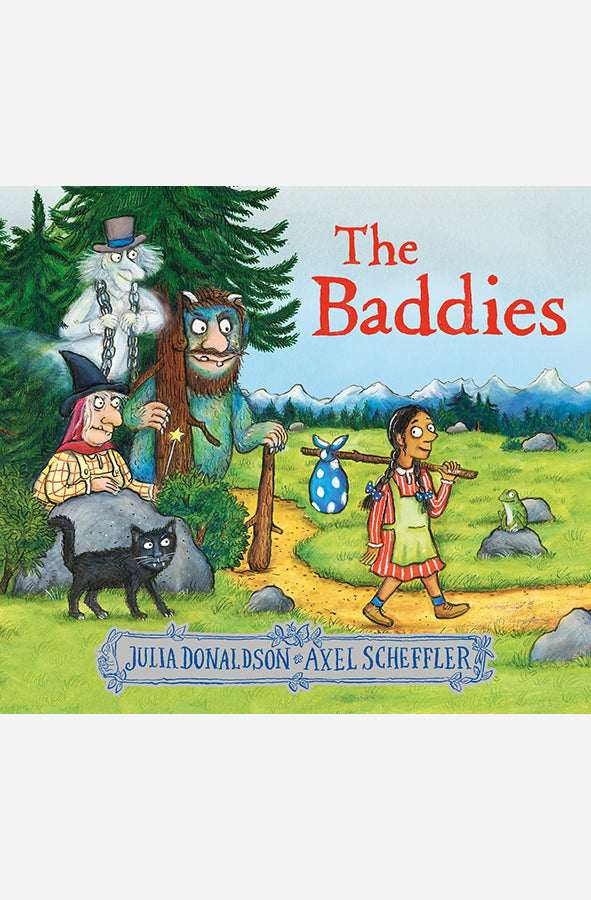 Book cover of The Baddies by Julia Donaldson at Wild and the Sage, Galle, Sri Lanka