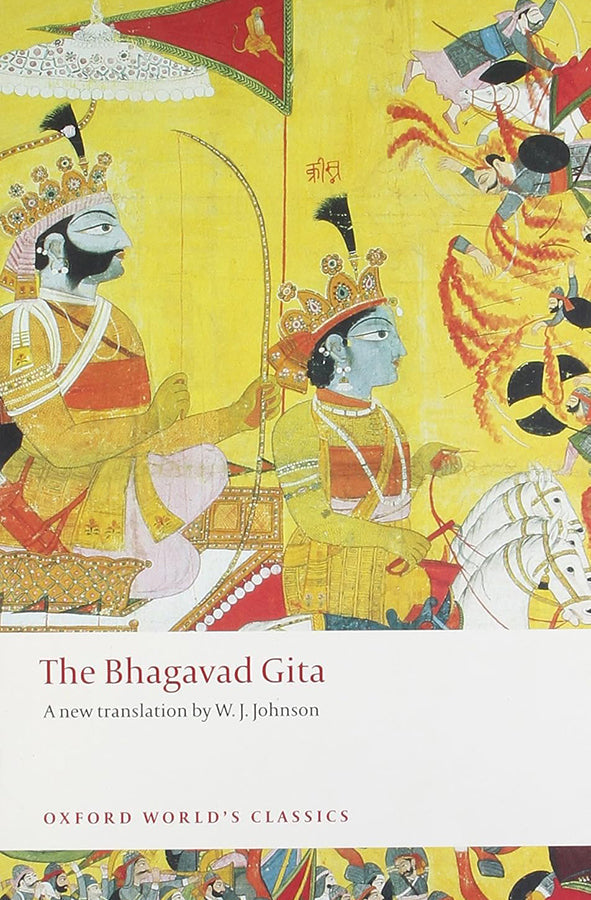 Book cover of The Bhagavad Gita by W. J. Johnson at Wild and the Sage, Galle, Sri Lanka