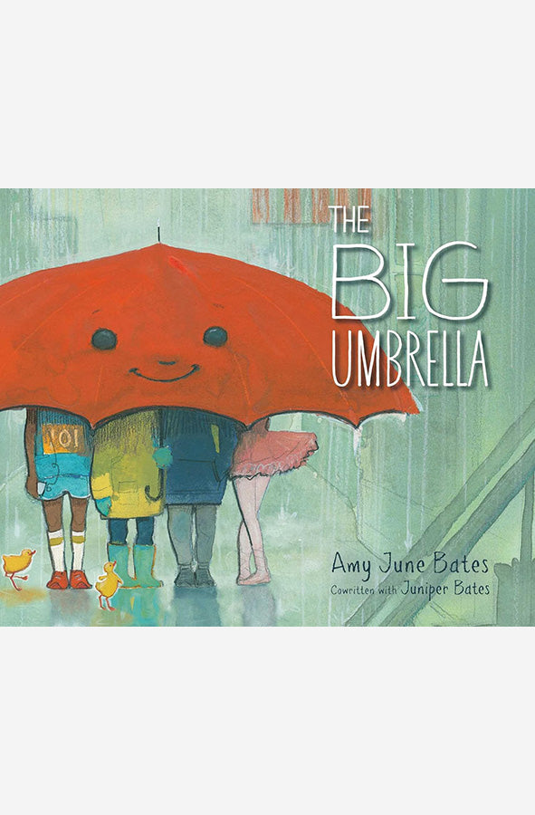 Book cover of The Big Umbrella by Amy June Bates at Wild and the Sage, Galle, Sri Lanka