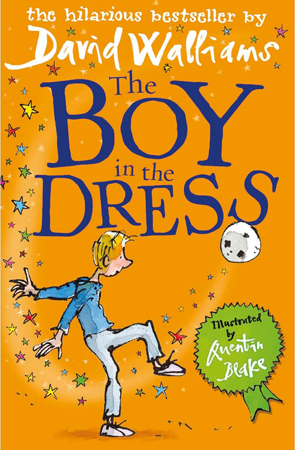 Book cover of The Boy In The Dress by David Walliams at Wild and the Sage, Galle, Sri Lanka