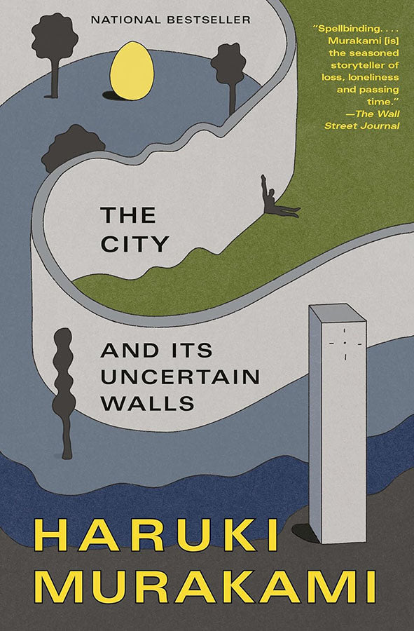 Book cover of The City and Its Uncertain Walls by Haruki Murakami at Wild and the Sage, Galle, Sri Lanka